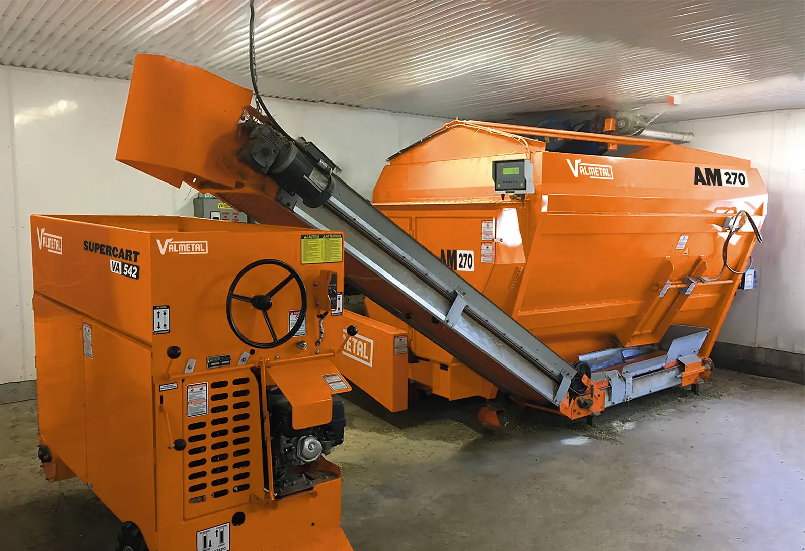 Four auger mixers