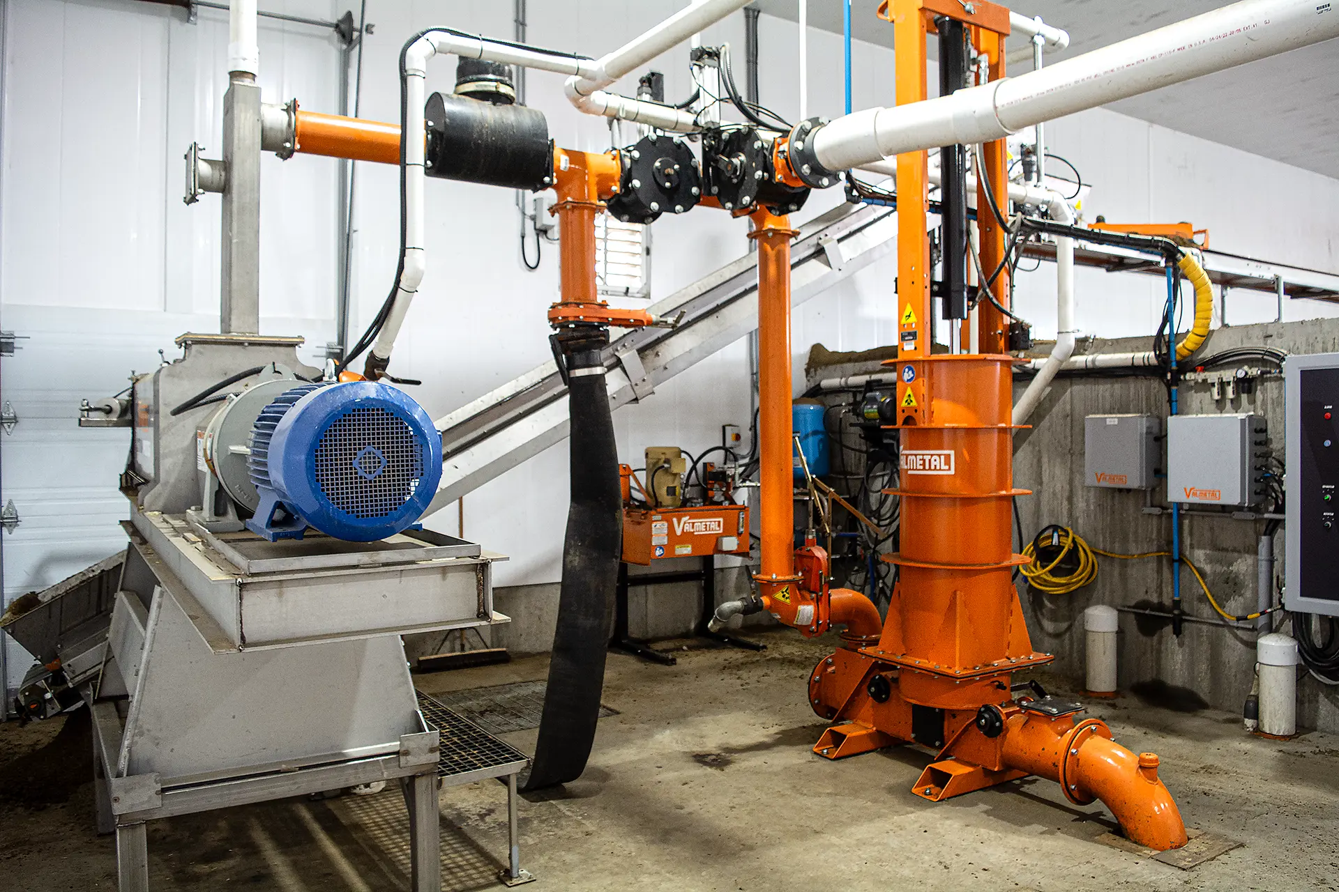 Modernizing equipment at the E. Pouliot & Fils Farm